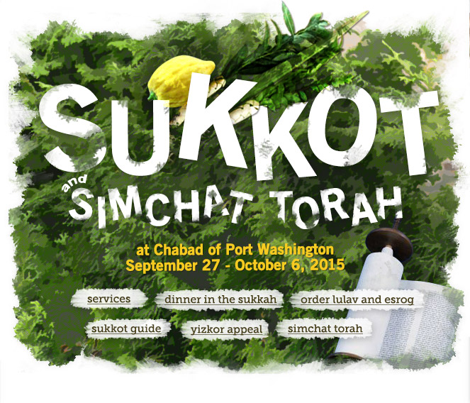 Sukkot Services and Celebrations with Chabad of Port Washington